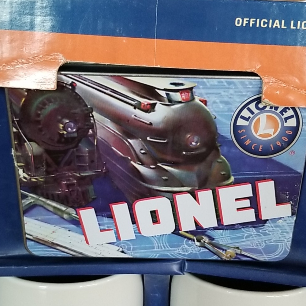 VTG Lionel Gift Set Collectible Mugs & Cocoa Tin - Picture 7 of 16
